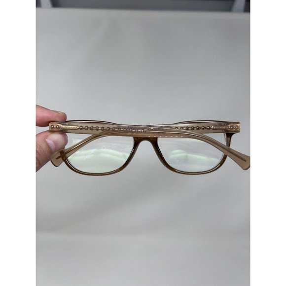 Coach Eyeglasses HC 6072 5328 Brown Glitter Frames 52 [] 17 135 - Picture 12 of 13